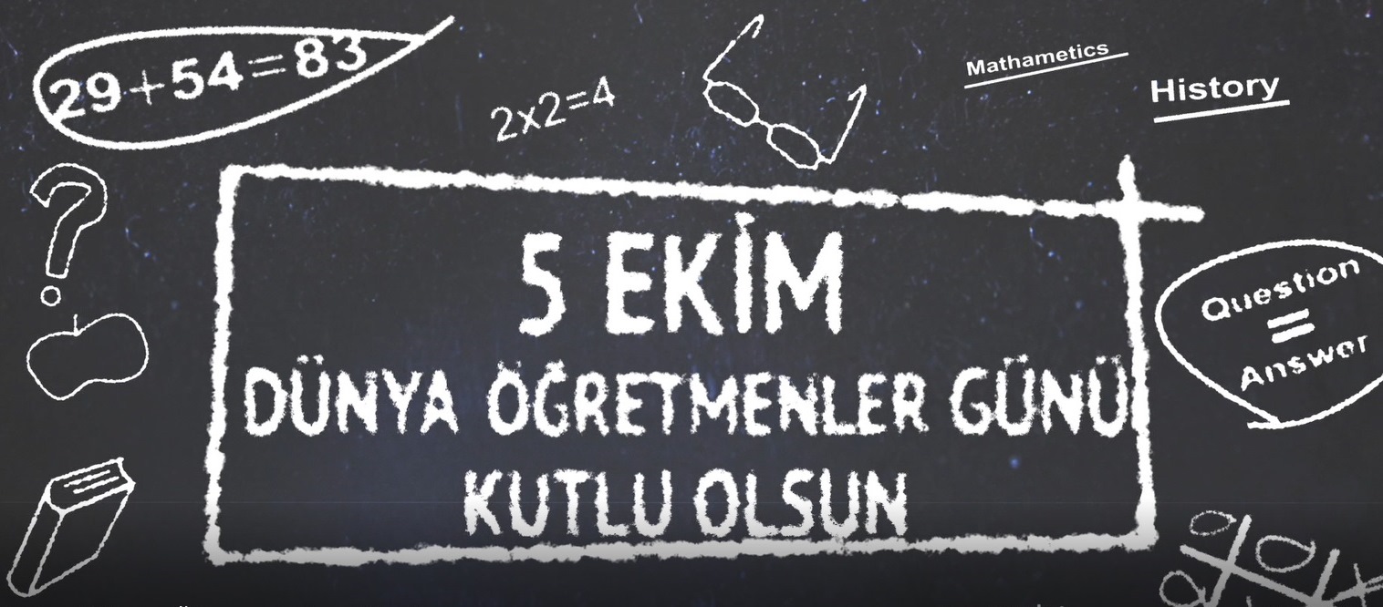 5 Ekim Dünya Öğretmenler Günü Kutlu Olsun! | KARATAŞ VAKFI - Nebahat & Emre  & Gökçe KARATAŞ